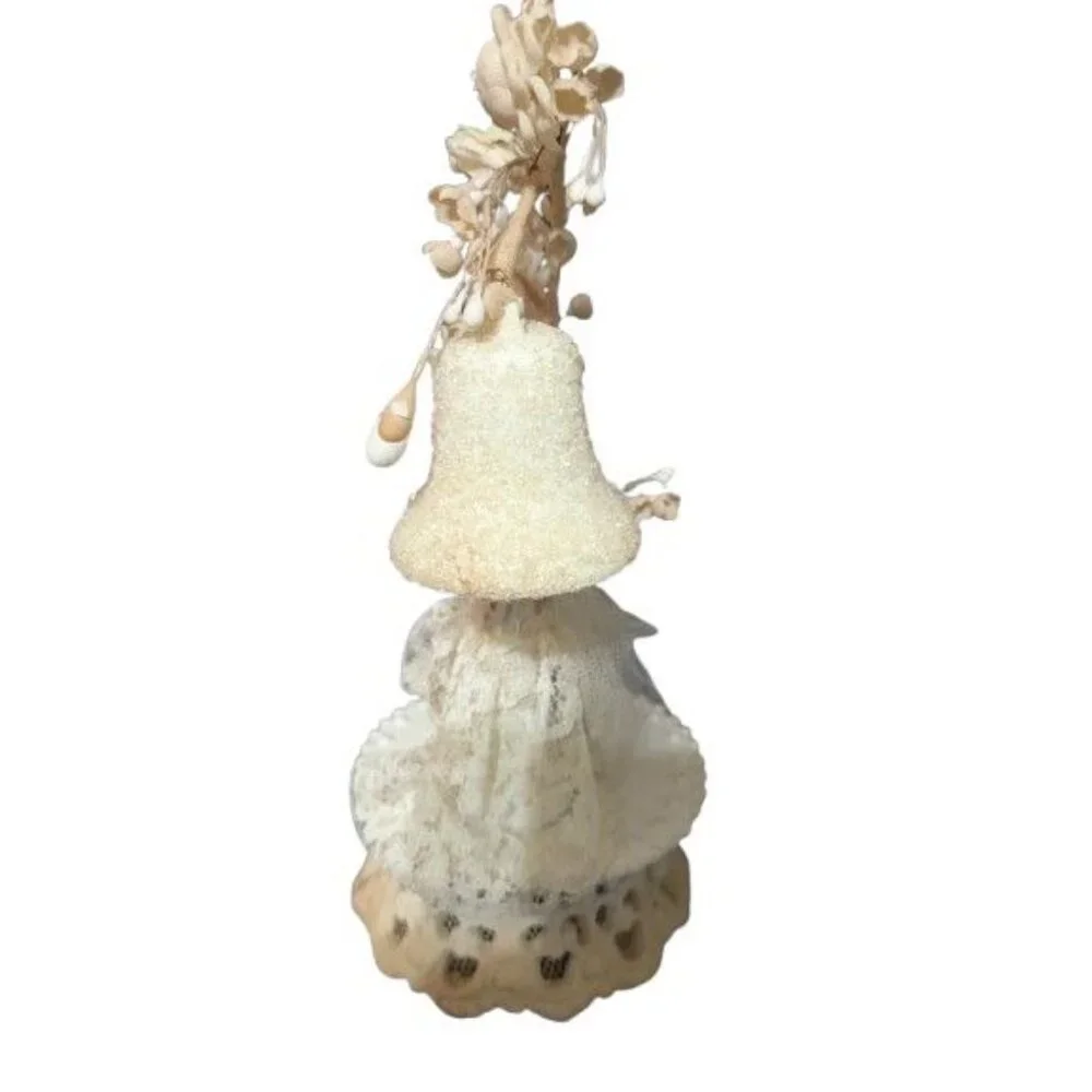 Peel and Holin Wedding Cake Topper Vintage 1950s Chalkware 9 in w/flaw